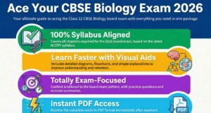 CBSE Class 12 Biology Notes PDF for Board Exam 2026